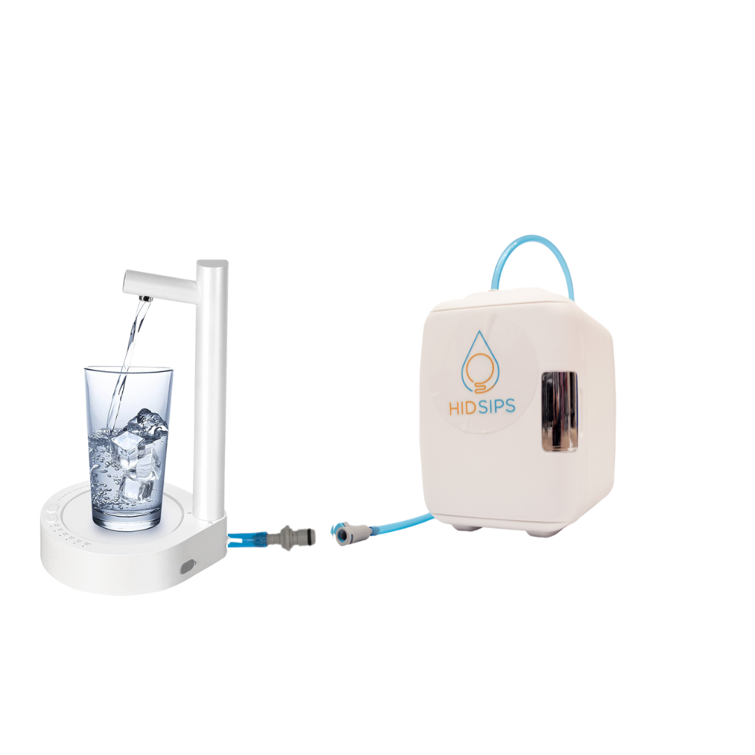 SYPS CLASSIC Desktop Water Dispenser Mini Fridge and Filtration System