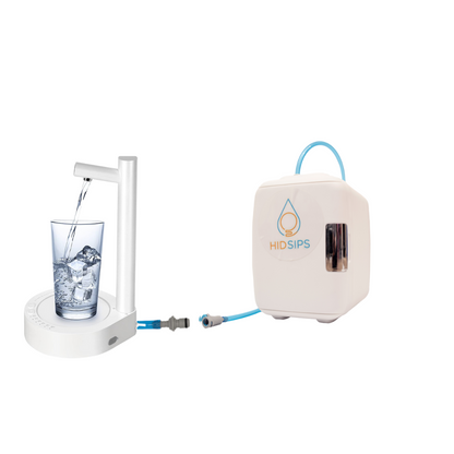 SYPS CLASSIC Desktop Water Dispenser Mini Fridge and Filtration System