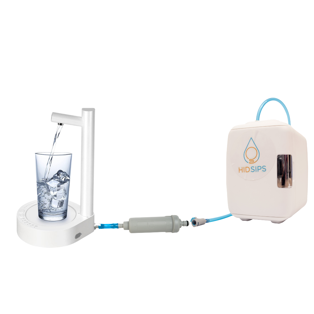 SYPS CLASSIC Desktop Water Dispenser Mini Fridge and Filtration System